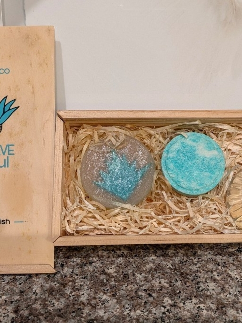 Handmade Blue Turquoise Decorative Bath Soaps